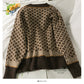 Hong Kong Vintage Plaid single breasted cardigan sweater coat  1926