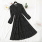 Polka Dot Chiffon Dress French minority bottomed skirt cake dress  2352