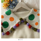 Versatile wool ball decorative doll neck long sleeve women's sweater  1930