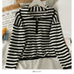Herbst Winter Reißverschluss Puppe Halsstreifen Slim Knit 2080