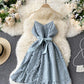 Cute v neck short dress A line fashion dress  1320