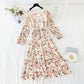 New style skirt retro minority pleated Pleated Chiffon Skirt  2416