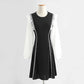 Slim striped knitted dress  2423
