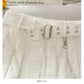 High waist slim chain decoration short skirt women  2491