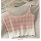 Round neck single breasted long sleeve loose sweater with short suspender skirt inside  2480