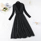 New sweater over knee mesh celebrity small fragrance suit long skirt  2398