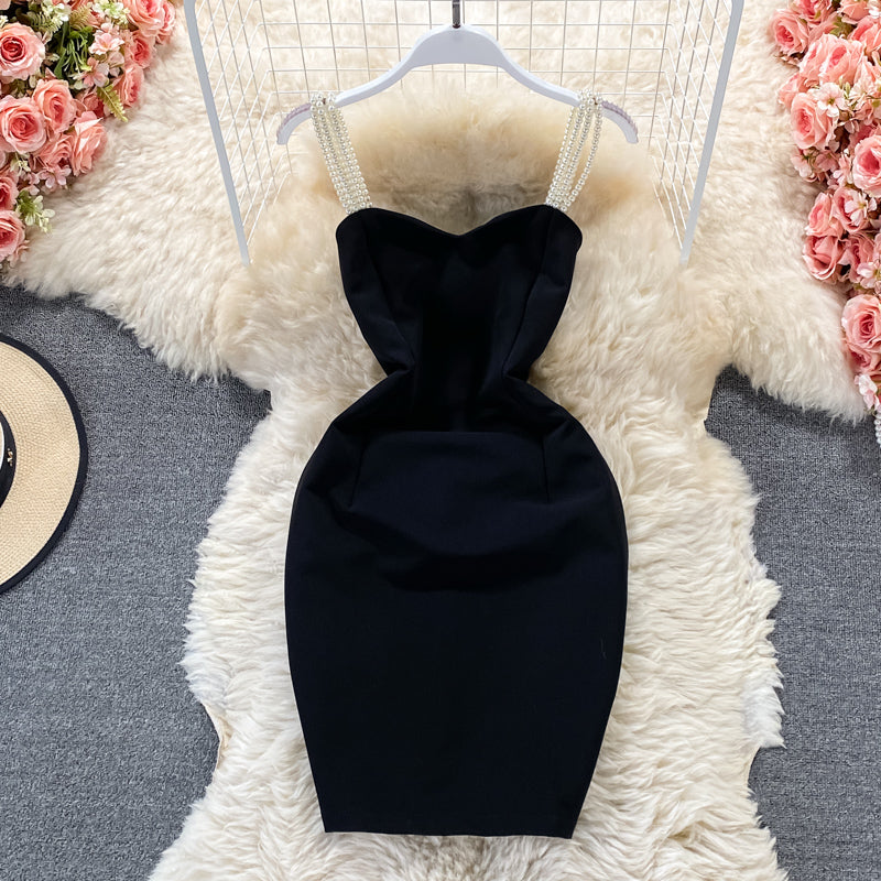 Suspender skirt sexy slim Hip Wrap Dress  2818