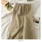 The New Retro elastic waist is thin, medium and long knitted Hip Wrap Skirt  2631