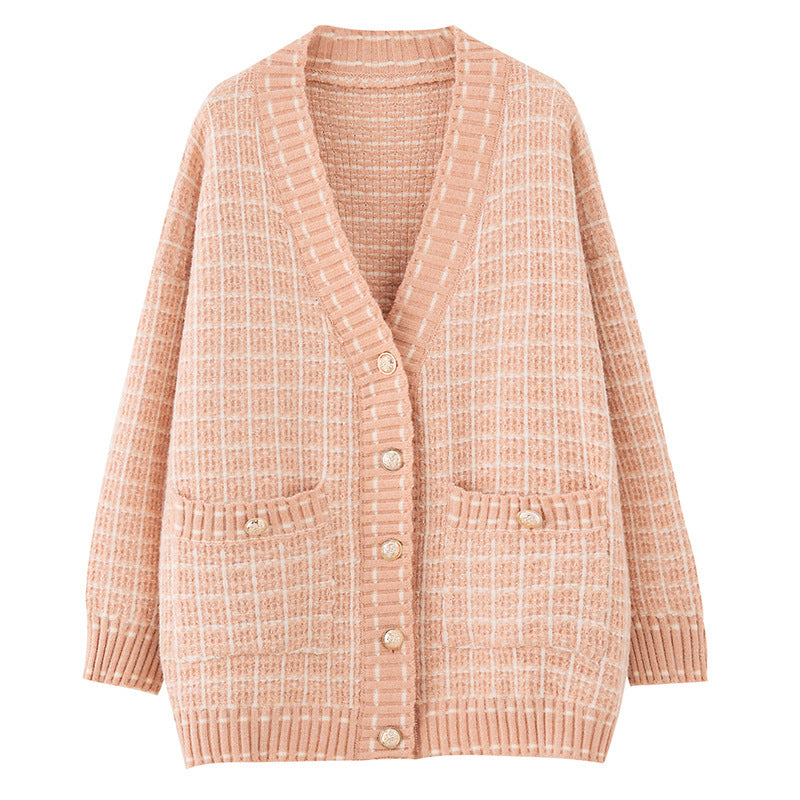 Lazy style, little fragrance style knitted sweaters, vintage cardigans  1433