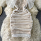 Sling-enges, glitzerndes Pailletten-Mesh-Super-Feenkleid 3292