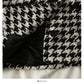 Loose and thin thousand bird check cardigan thickened coat in autumn and winter  2091