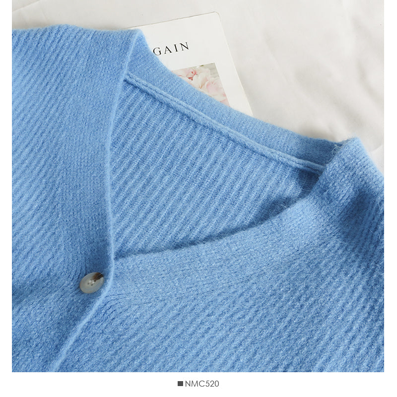 Pullover Damen Herbstkleidung klein vielseitig V-Ausschnitt 1799