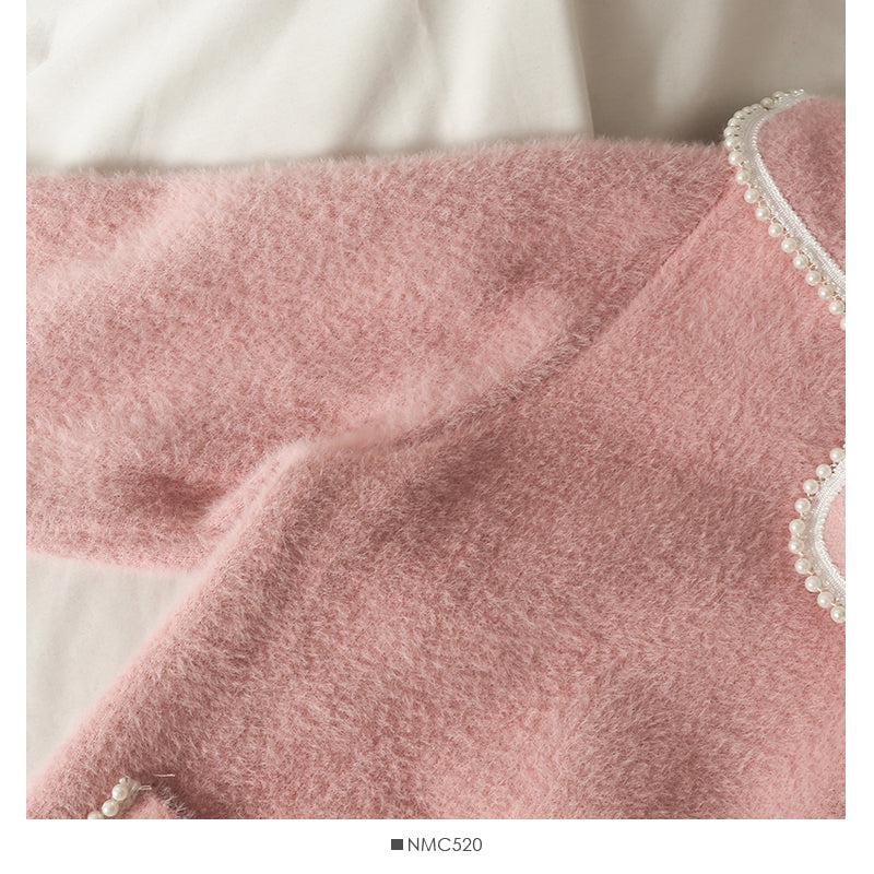 Loose coat women's autumn winter suit collar long sleeved sweater  2052