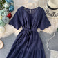 Super fairy sweet skirt waist Ruffle Dress large swing skirt long skirt  3132