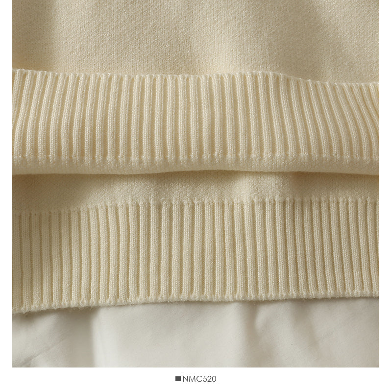 Versatile wool ball decorative doll neck long sleeve women's sweater  1930
