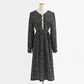 Chiffon Skirt temperament medium and long, slim, lace up bottom skirt inside  2330