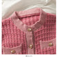 Pull femme col rond cardigan simple boutonnage coupe slim 1827