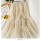 Foreign style versatile high waist skirt  2512