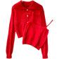 Small fragrance two-piece suit Mohair coat  1569