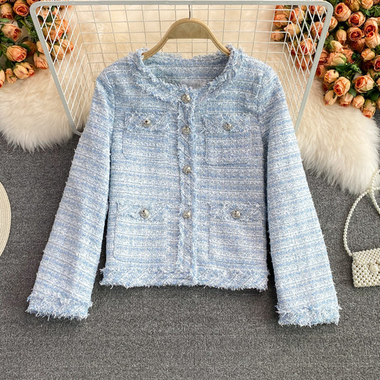 Manteau court en tweed de célébrité xiaoxiangfeng 1661