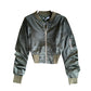 Jacket Women's Korean long sleeved jacket Baseball Jacket  1496