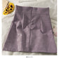 Retro High Waist thin skirt  2513