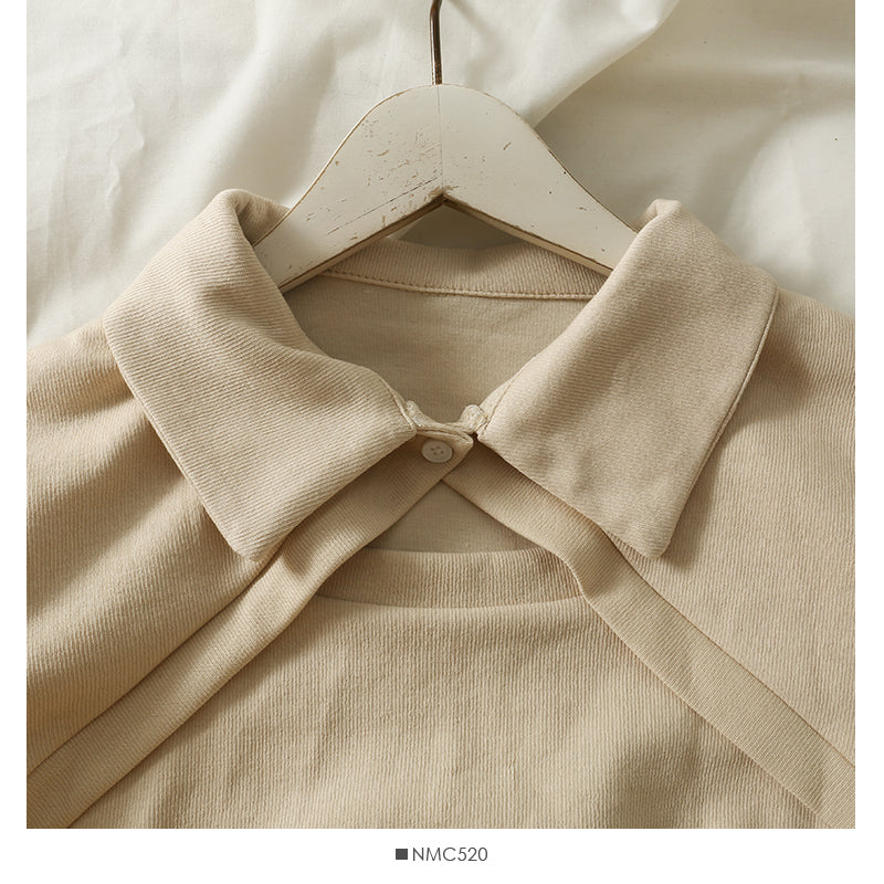 Top women's autumn short versatile long sleeve sweater  1875