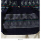 Vintage contrast stitched Plaid fake two-piece blouse  1952