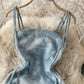 Tie dyed one shoulder strapless dress  2809
