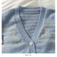 Sweet three-dimensional flower wavelet point short cardigan sweater  2039