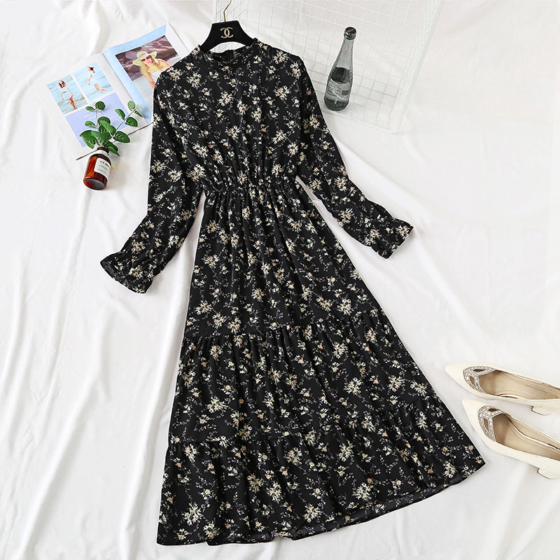 A French minority retro long skirt with a big dress and a fairy  2477