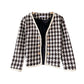 Qianniaoge small fragrance short versatile coat women's fashion  1543