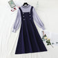 Slim temperament, double breasted fashion, age reducing bottom skirt, female  2407