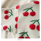Cute cherry long sleeve sweater  1484