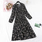 With a bottom pleated floral skirt inside, French first love retro super Fairy  2294