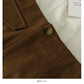 Retro High waist and thin one grain button wool skirt  2570