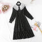 Women's chiffon dress with French retro super fairy skirt  2374