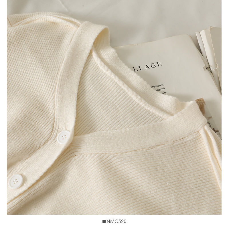 Tricot polyvalent slim slim à manches longues pour femme 1871