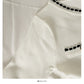 Korean Vintage stripe wave edge round neck single breasted sweater  2037
