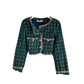 Small fragrant coat women's autumn and winter coat cardigan  1494