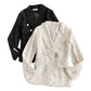 Early autumn retro small fragrant wind tweed coat  1554
