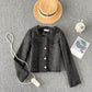 Celebrity style light luxury women's Woven coat women's tweed  1548