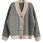 Vintage cardigans, striped slouches, baggy coats, chunky sweaters  1437
