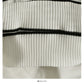 Striped loose thin Lapel long sleeve bottomed Shirt Top  1960