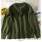 Pull à manches longues et col rond imprimé nœud vintage pour femme 1841