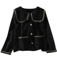Weicher, lockerer Mantel, femininer, vielseitiger, langärmliger Pullover 1798