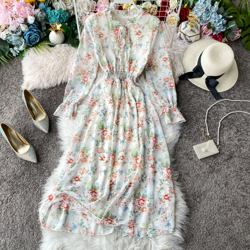 French waist skirt fairy super fairy series versatile dress  3135