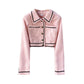 Hepburn coat women's versatile age reducing Fashion Top  1536
