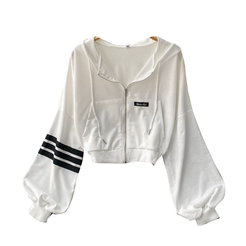 Herbst neue kurze Strickjacke Mantel Damen Casual Top 1545