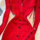 Fashion celebrity V-neck knitted dress  3380